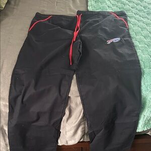 Buffalo Bills Black Scrub Pants with Red Accents